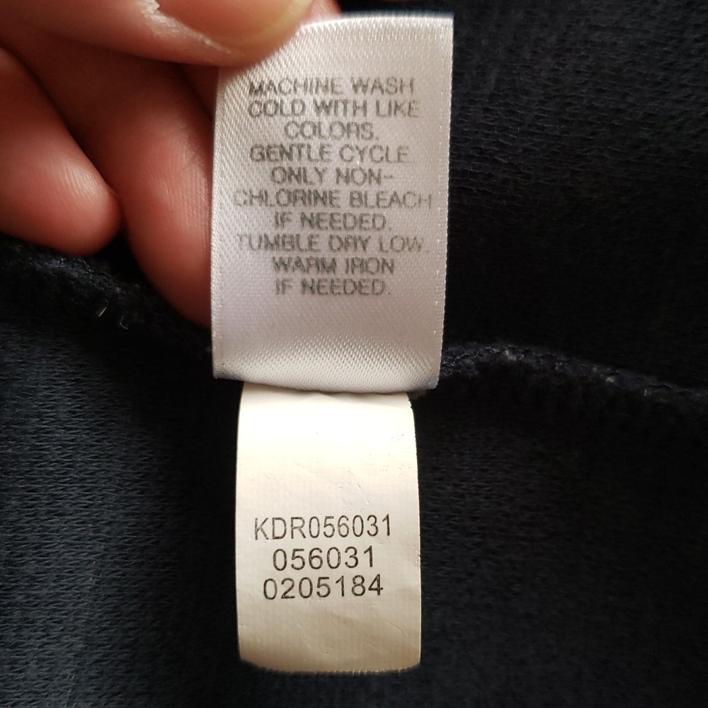 J. Jill Sheath Dress Large Navy Blue Stripe Pockets Work Office Career Corpcore - Picture 7 of 13